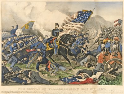 La batalla de Williamsburg, VA, 5 de mayo de 1852, pub 1862 de American School